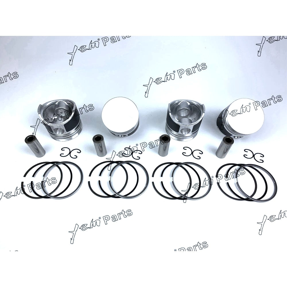 YEM Engine Parts Piston + Ring Kit Set STD 72mm For Kubota ZB600 / D850 / V1100 Engine Parts For Kubota