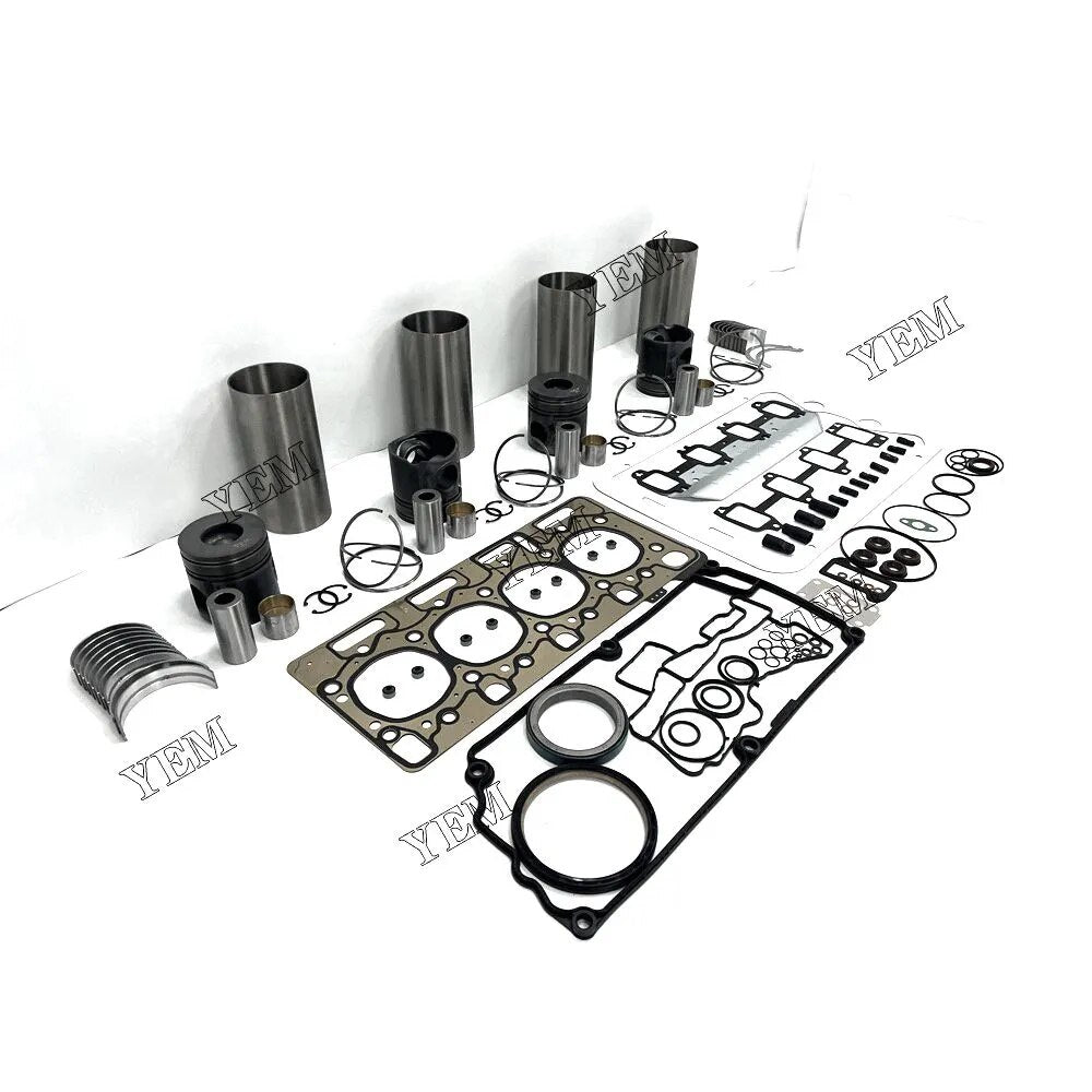 For JCB excavator engine JCB444 Engine Overhaul Rebuild Kit With Gasket Set Engine Valves Main Connrod Bearing YEMPARTS