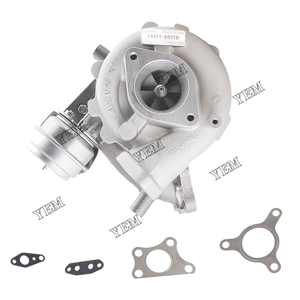 YEM Engine Parts GT2056V Turbo Charger 14411-EC00C For NISSAN D40 Navara Pathfinder YD25 2.5L For Nissan