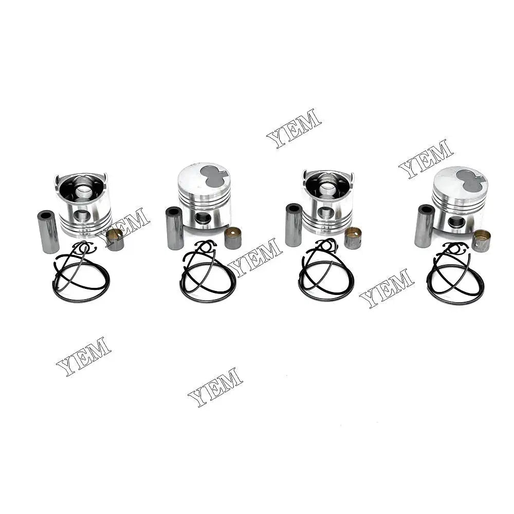 Free Shipping S2 Engine Piston With Cylinder Piston Rings For Mazda engine Parts YEMPARTS