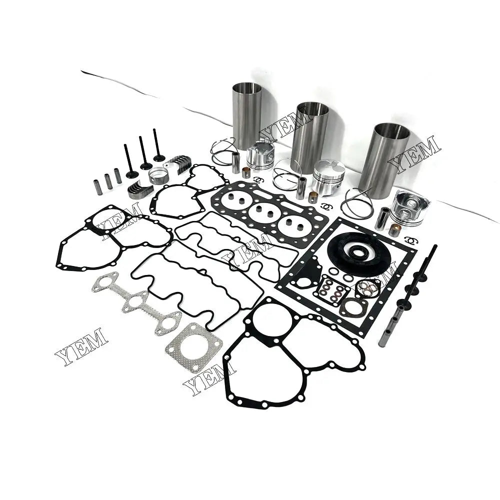 competitive price Engine Overhaul Rebuild Kit With Gasket Bearing Valve Set For Perkins 403C-11 excavator engine part YEMPARTS