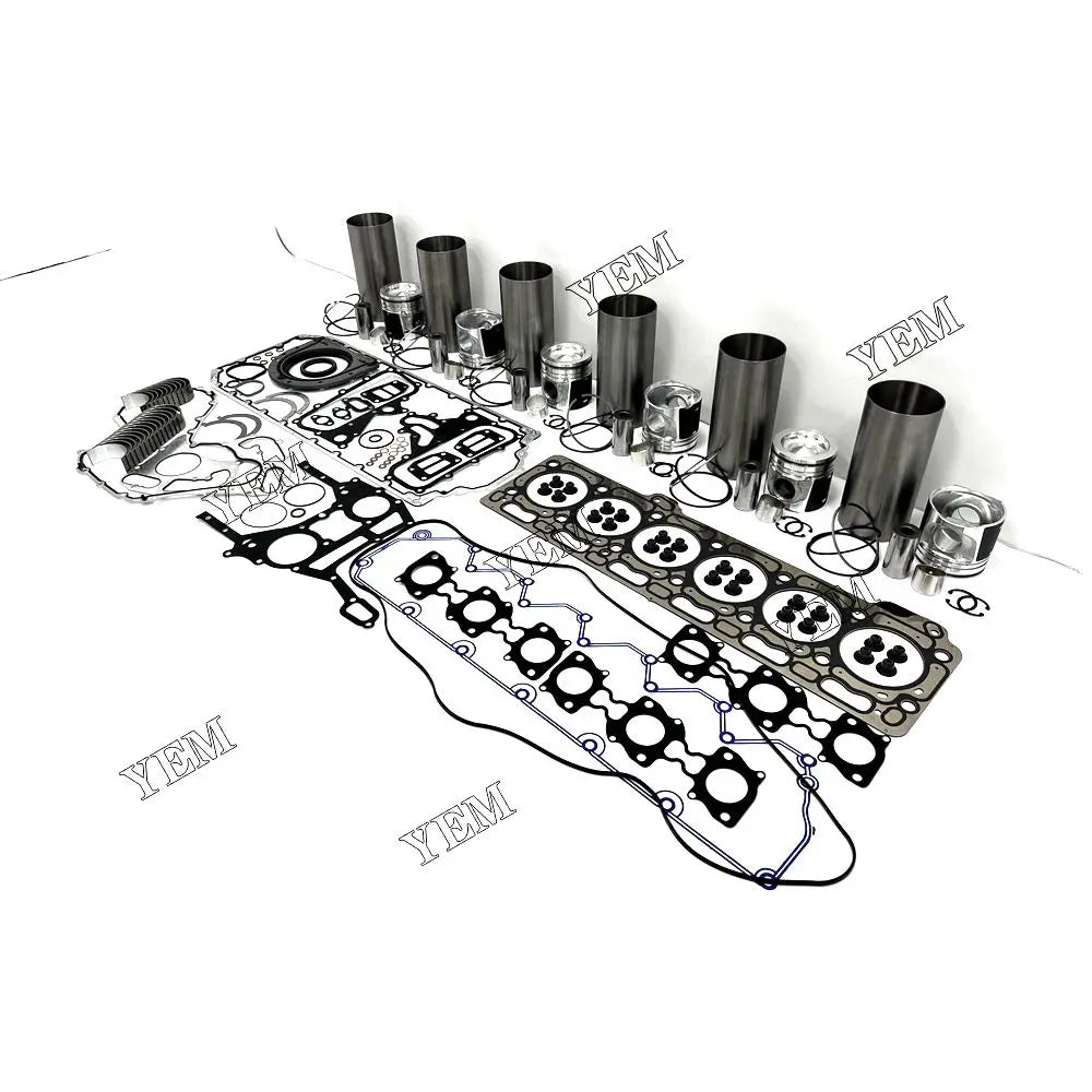 competitive price Cylinder Liner Kit With Engine Gasket Set Bearing Kit For Caterpillar C7.1-CR excavator engine part YEMPARTS