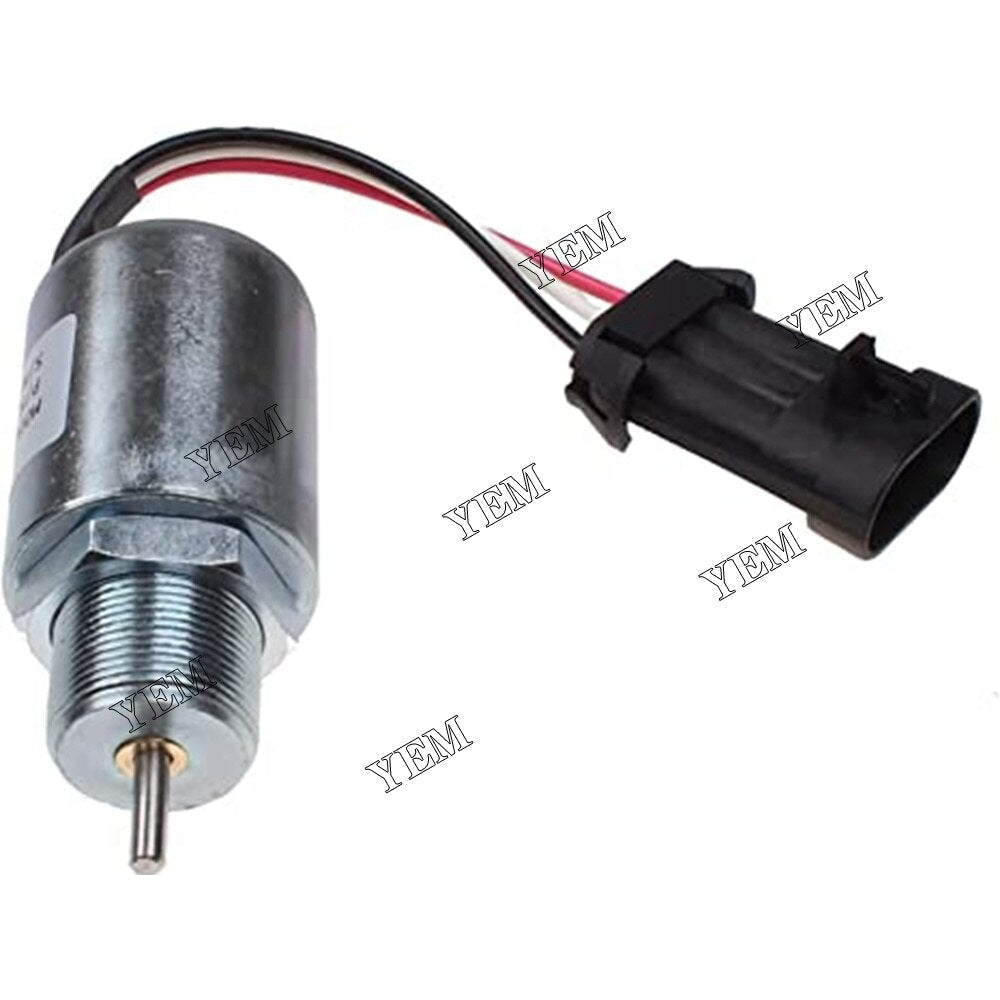 YEM Engine Parts 12V Fuel Shutoff Stop Solenoid 1751ES-12B2UC4 For Mitsubishi L3E L3E2 L3A L3C For Mitsubishi