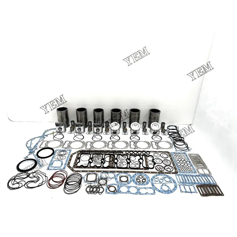 6X High performanceOverhaul Kit With Gasket Set For Mitsubishi S6B3 Engine YEMPARTS