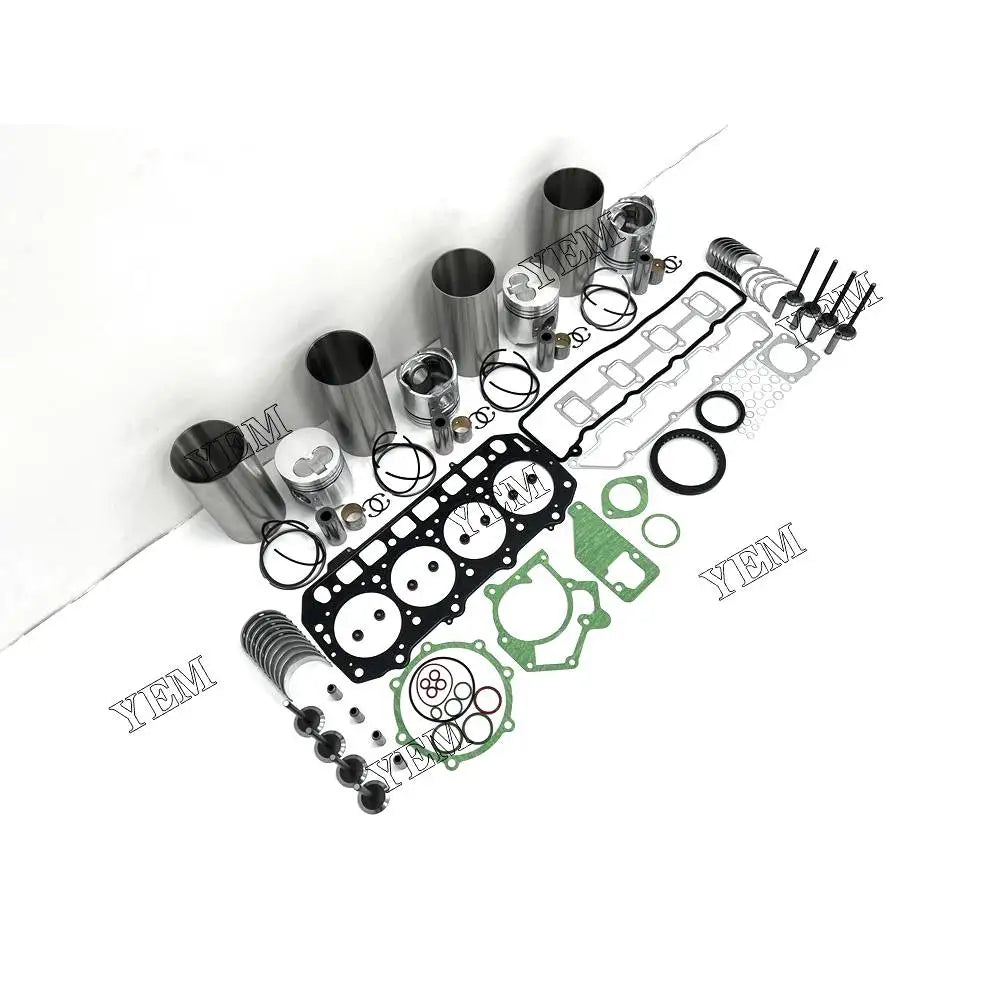 1 year warranty For Yanmar Rebuild Kit With Piston Ring Liner Bearing Valves Gaskets 4D94E engine Parts YEMPARTS