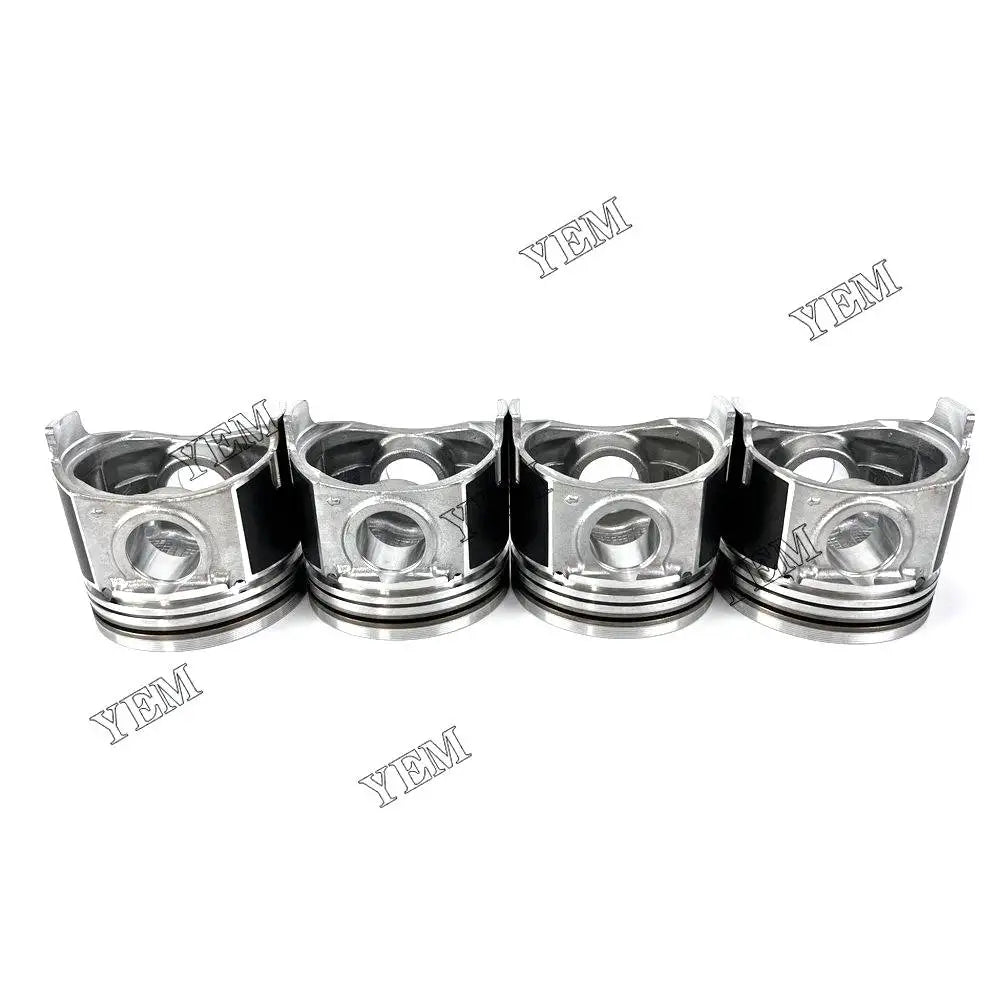 4X Part Number 1J705-21111 Piston For Kubota V2607 V2607-CR Engine YEMPARTS