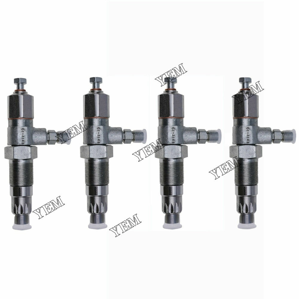 YEM Engine Parts 4PCS Fuel Injector Z-5-15300-039-1 For Isuzu C240 Engine TCM Forklift For Isuzu