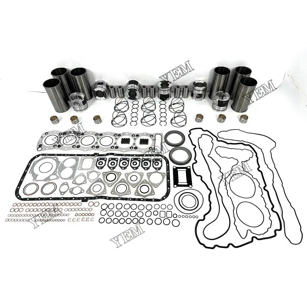 6X High performanceOverhaul Kit With Gasket Set For Isuzu 6UZ1 Engine YEMPARTS