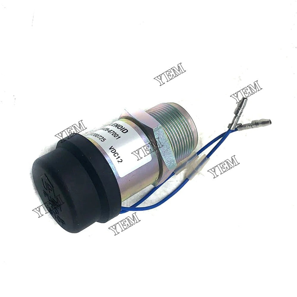 YEM Engine Parts Stop Solenoid 409-67001 For Mitsubishi S3L S3L2-E2 S4L S4L2 L2E K4E K4F K3M K4M For Mitsubishi