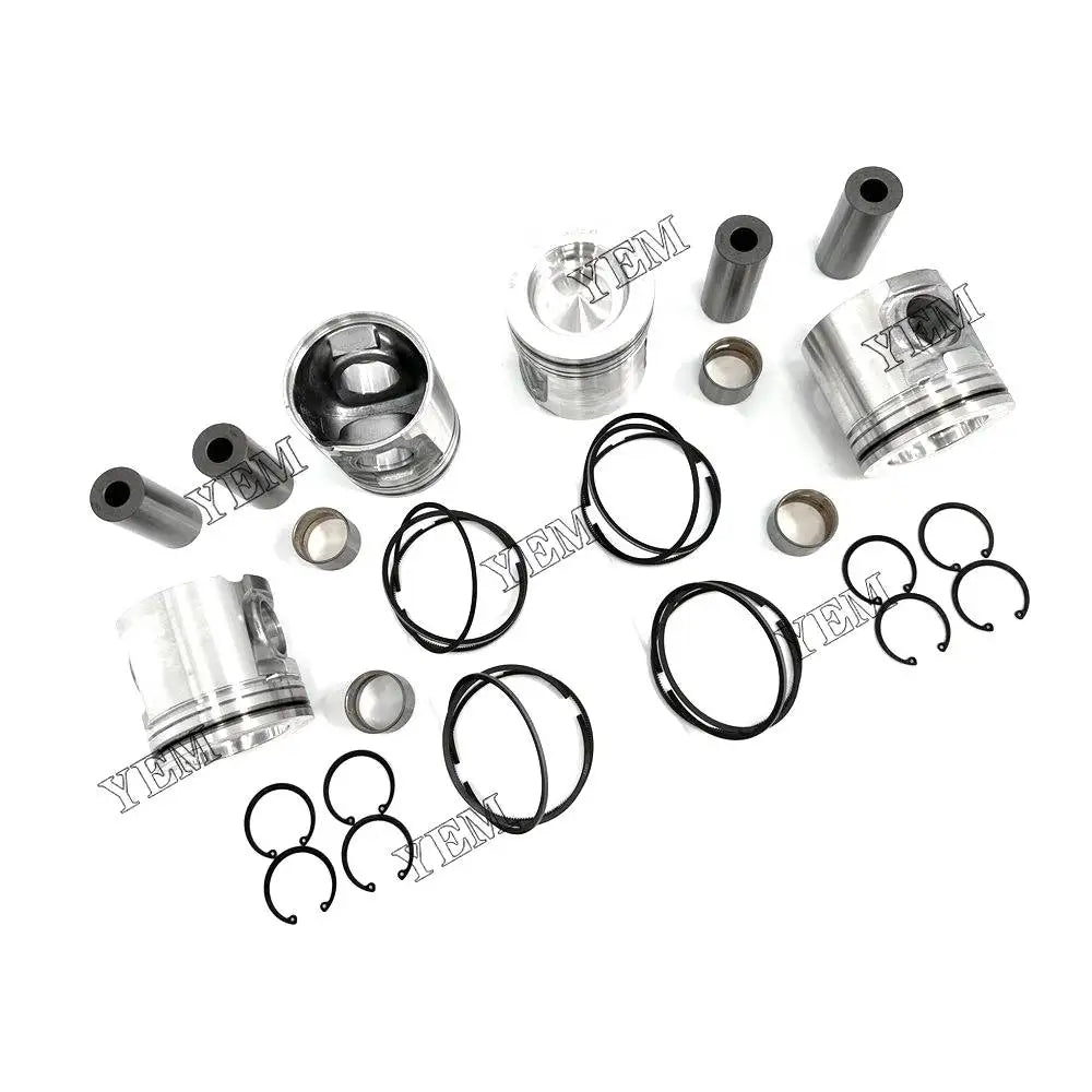 4X High performancePiston With Rings For Volvo D5A-T Engine YEMPARTS