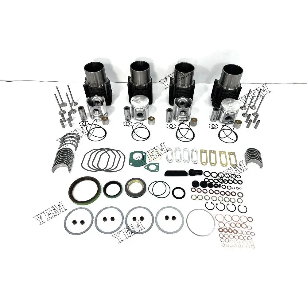 competitive price Engine Rebuild Kit With Engine Gasket Set Bearings Valve For Deutz F4L912W excavator engine part YEMPARTS