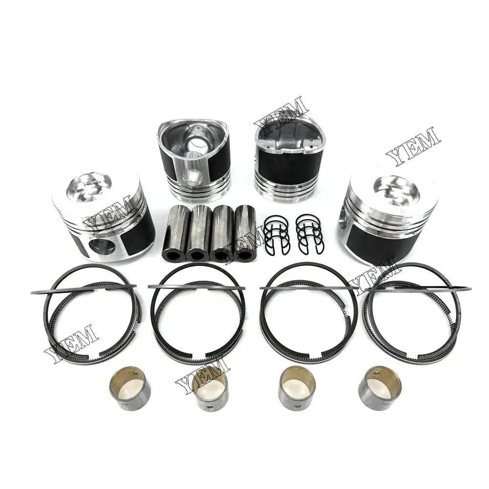 4X High performancePiston With Rings For Mitsubishi K4E-DI Engine YEMPARTS