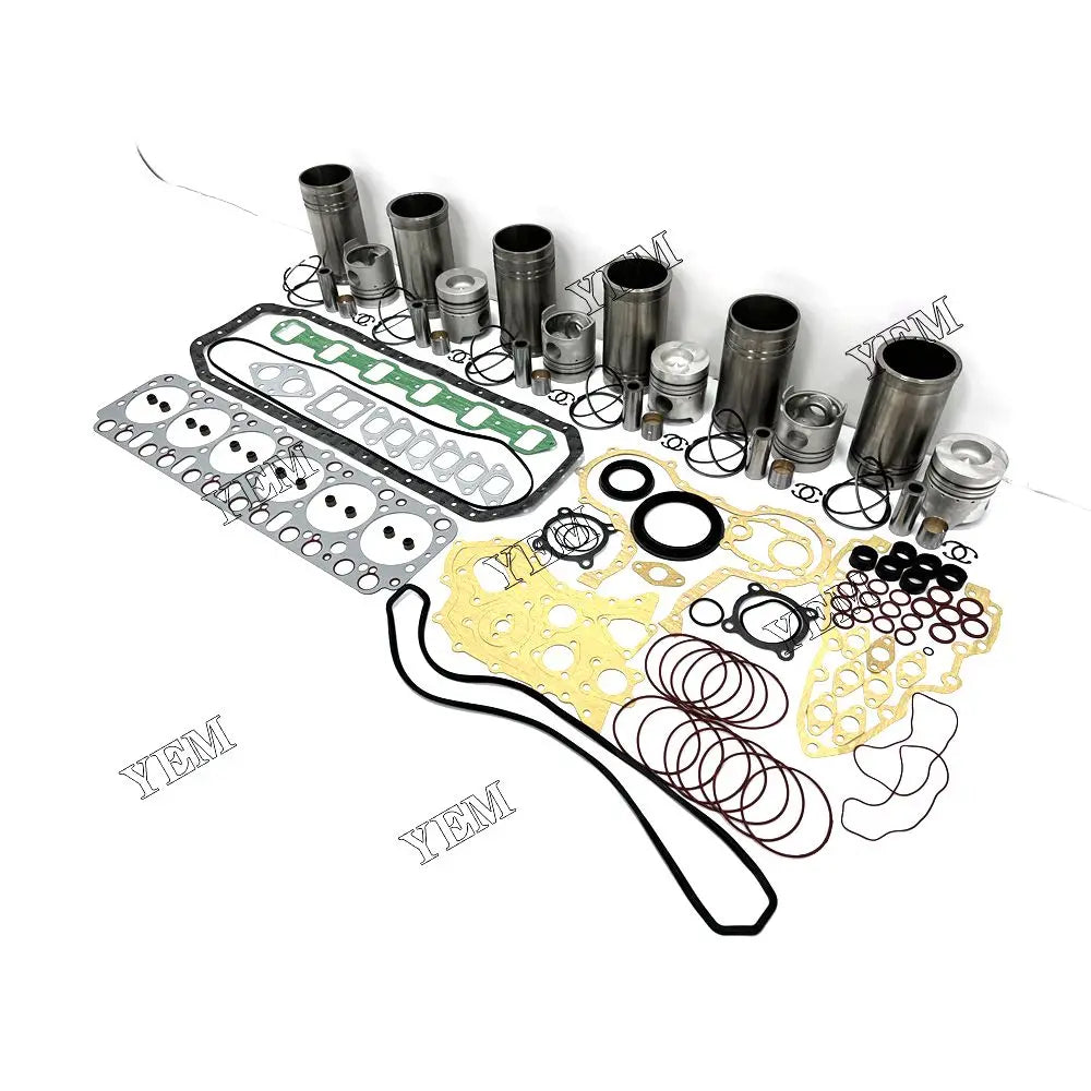 competitive price Overhaul Liner Kit With Gasket Set For Nissan FD6 excavator engine part YEMPARTS