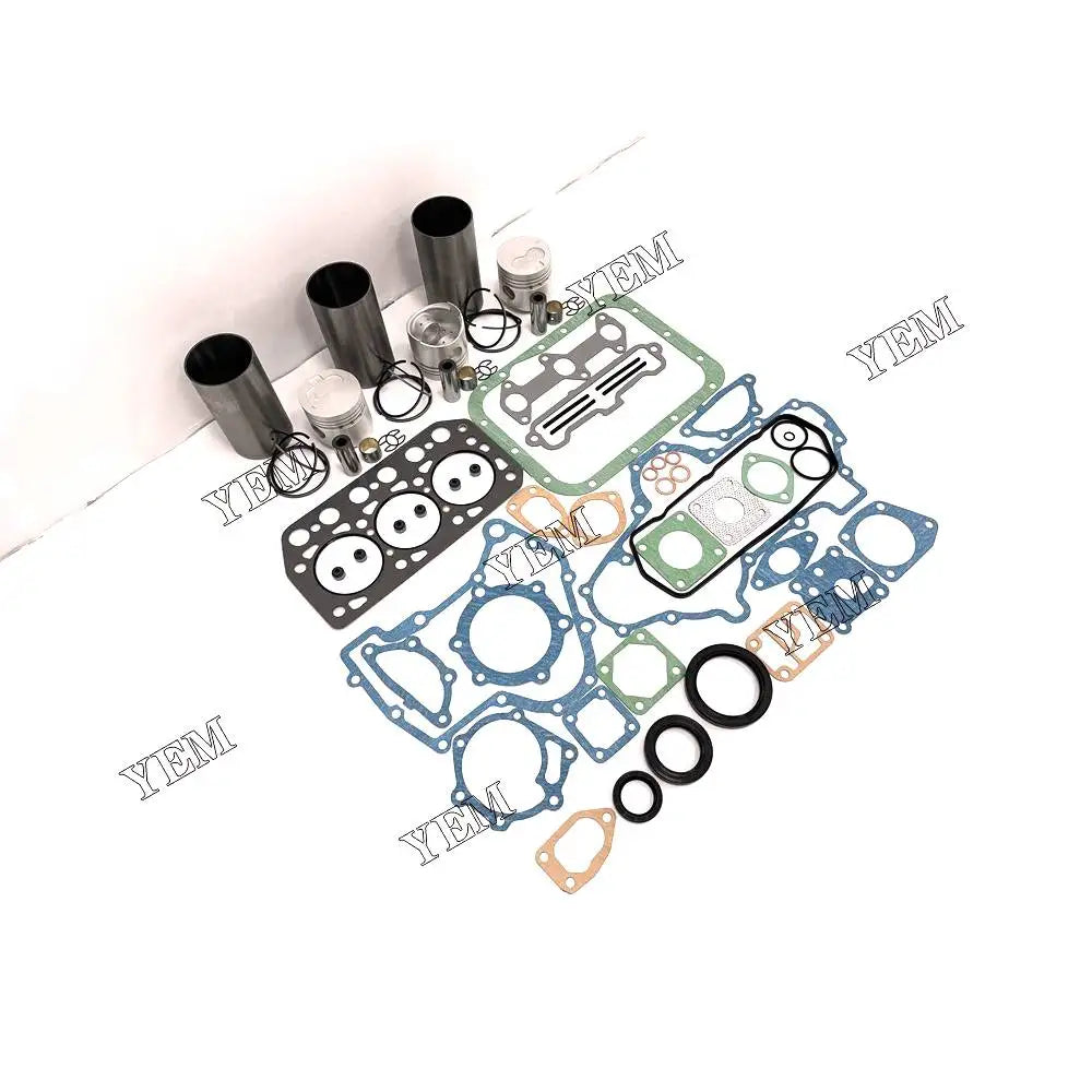 1 year warranty For Mitsubishi Overhaul Kit With Cylinder Gaskets Piston Rings Liner K3E-IDI engine Parts YEMPARTS