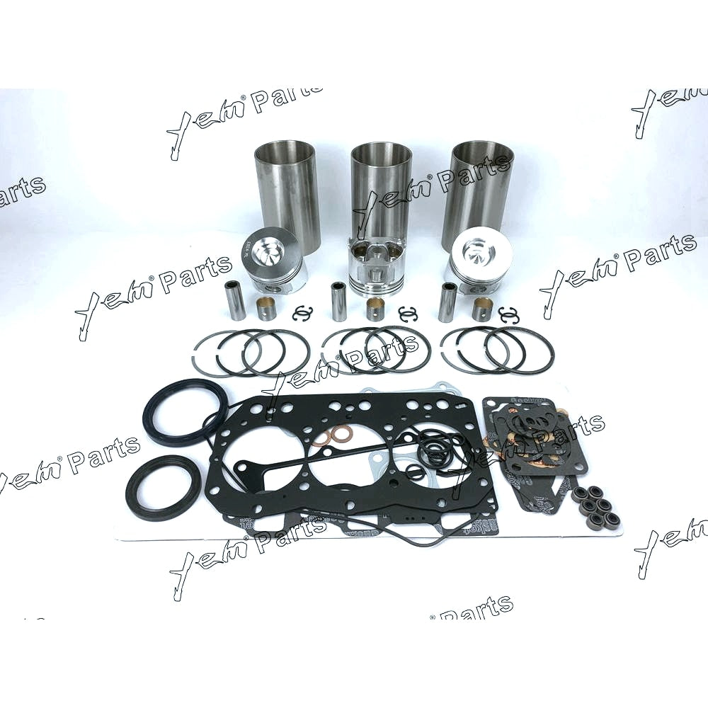 YEM Engine Parts For Yanmar 3TNE82 3TNE82A Engine Rebuild Kit For Kobelco Takeuchi Excavator Bagger For Yanmar