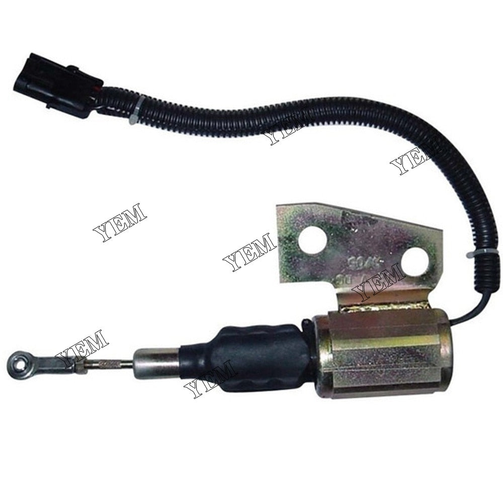 YEM Engine Parts Fuel Shut Off Solenoid For CASE LOADER 570LXT 580L 580 SUPER L J991167 87420952 For Case