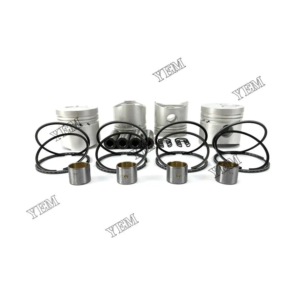 4X High performancePiston With Rings For Mitsubishi K4E-IDI Engine YEMPARTS