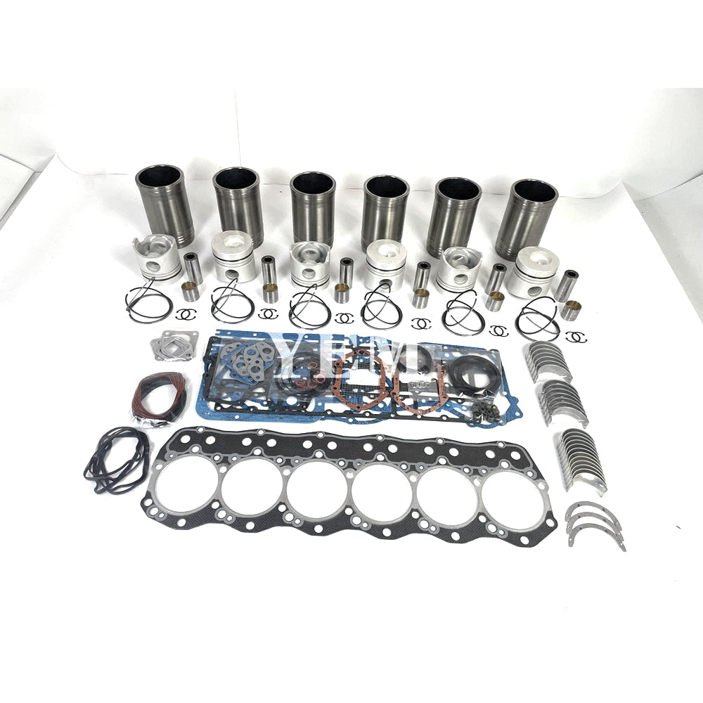 YEM Engine Parts 6D15(T) Engine Overhaul Rebuild Kit Fit For Mitsubishi Excavator Piston ME032870 For Mitsubishi