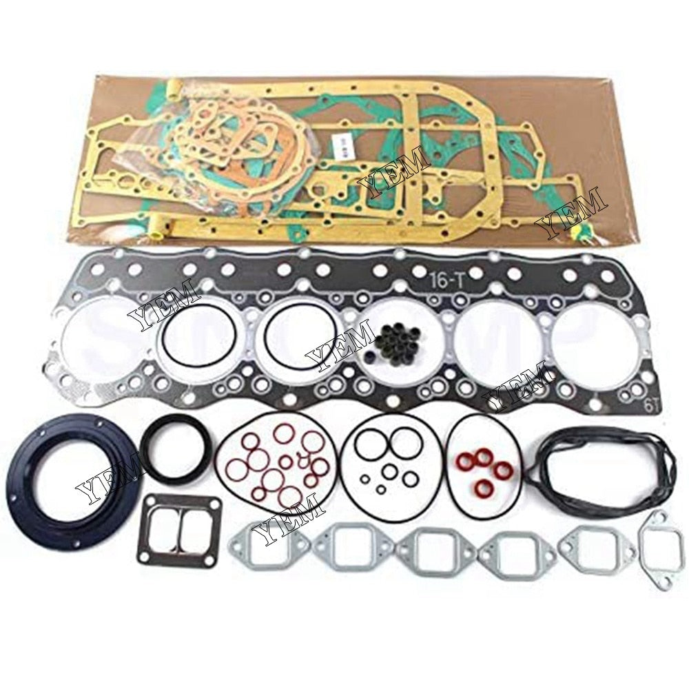 YEM Engine Parts For Caterpillar DP115 6D16-EA Engine Full Gasket kit For Caterpillar