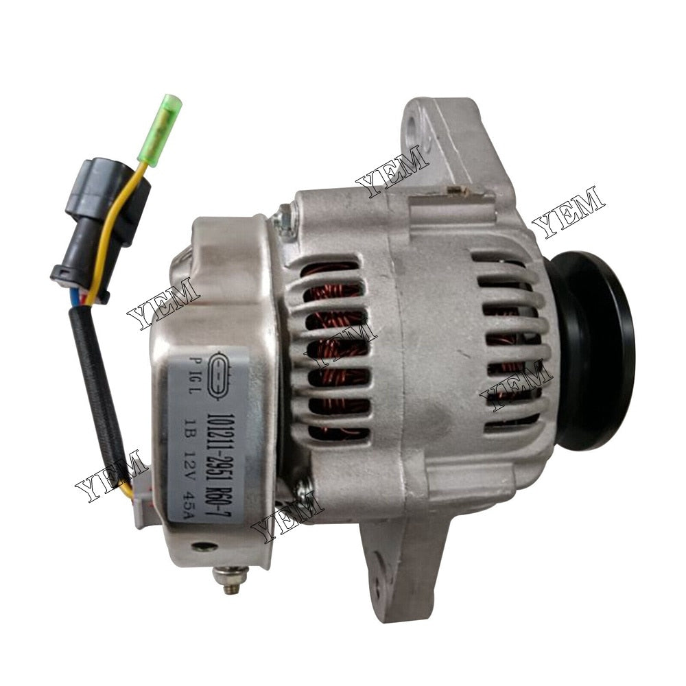 YEM Engine Parts 12V 45A 6669618 101211-1100 Alternator For Bobcat 453 463 553 MT50 MT52 MT55 For Bobcat