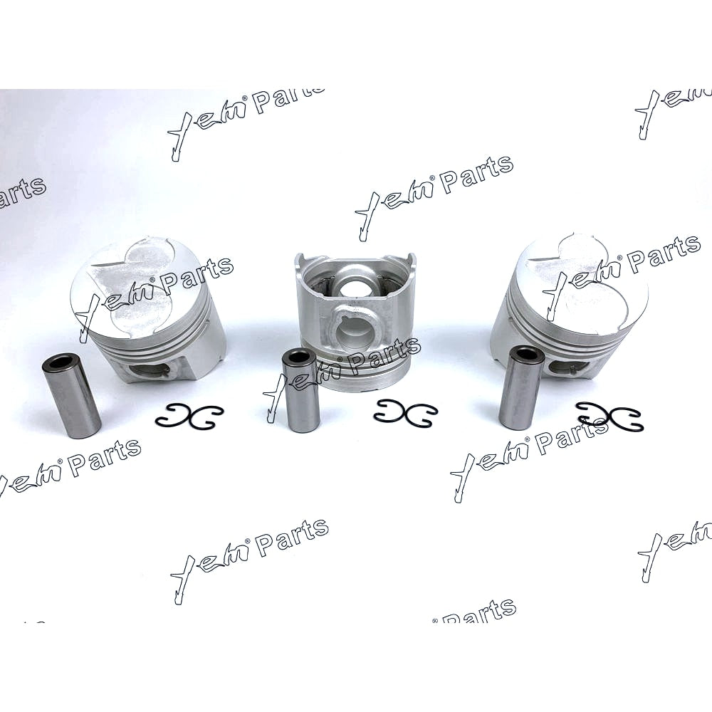 YEM Engine Parts Piston Set Oversize 80mm (+0.50mm) For Kubota V1903 D1403 Engine Parts For Kubota