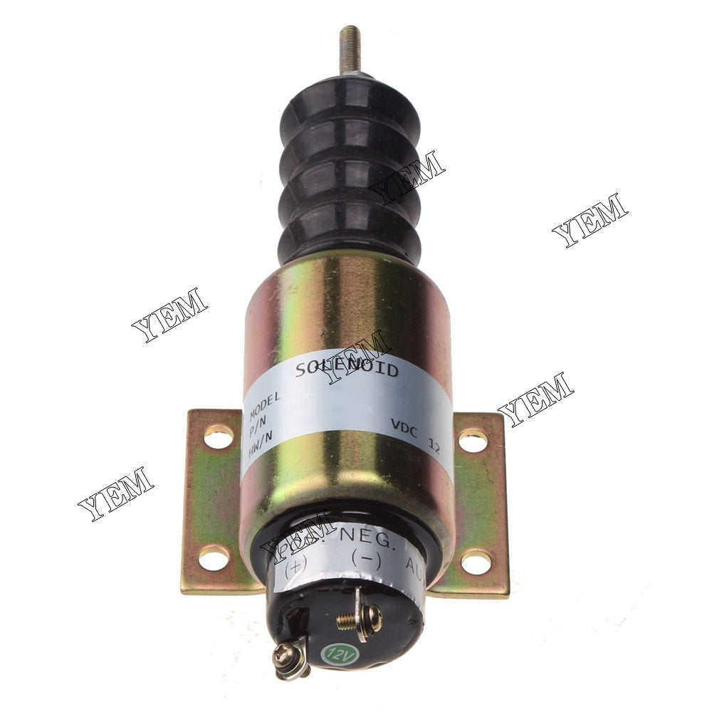 YEM Engine Parts 12V Shutoff Solenoid Valve 3-Terminals 2001ES-12E3U1B2S2 SA-5174-12 For Cummins For Cummins