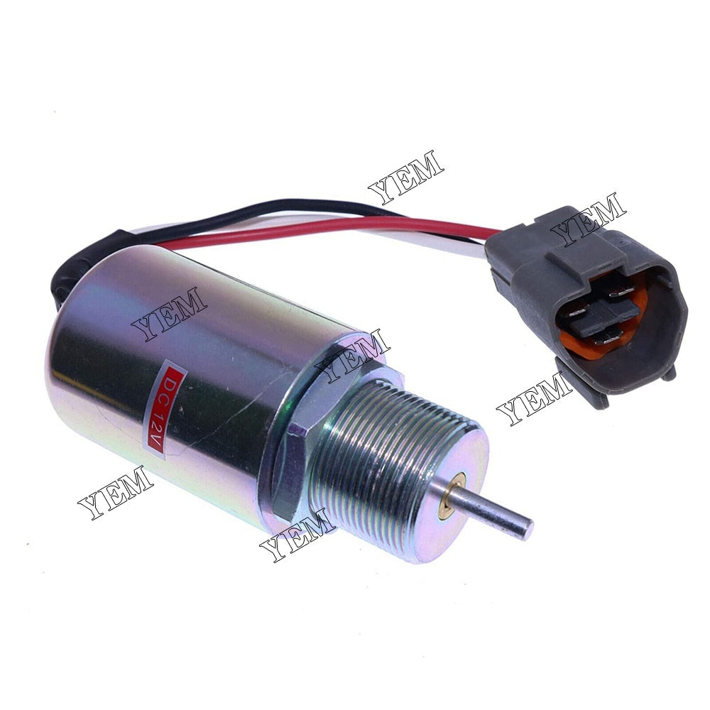 YEM Engine Parts Stop Solenoid 30A87-10044 PJ7415748 12V DC For Mitsubishi Volvo EC13 EC15 EC15B For Volvo