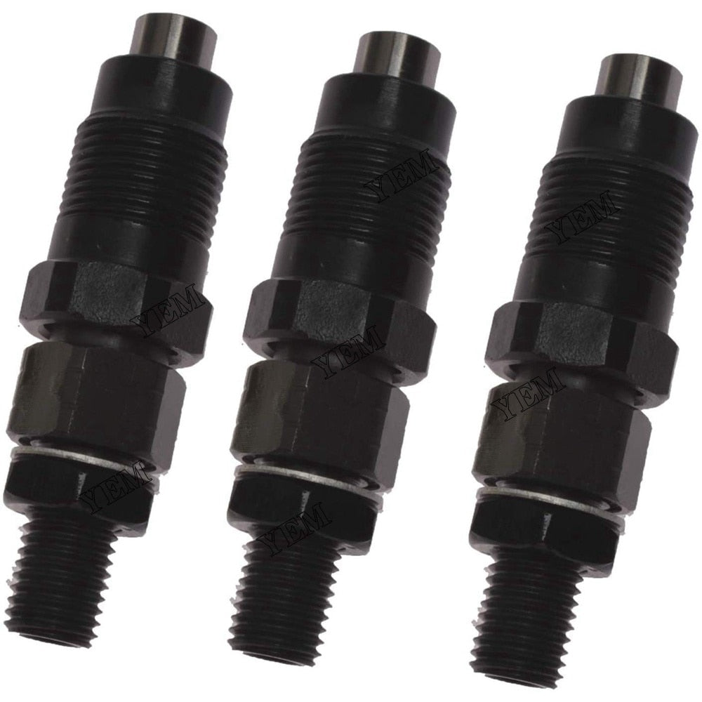 YEM Engine Parts 3x Fuel Injectors 16032-53000 16032-53902 For Kubota D1105 D1105T D1005 D905 For Kubota