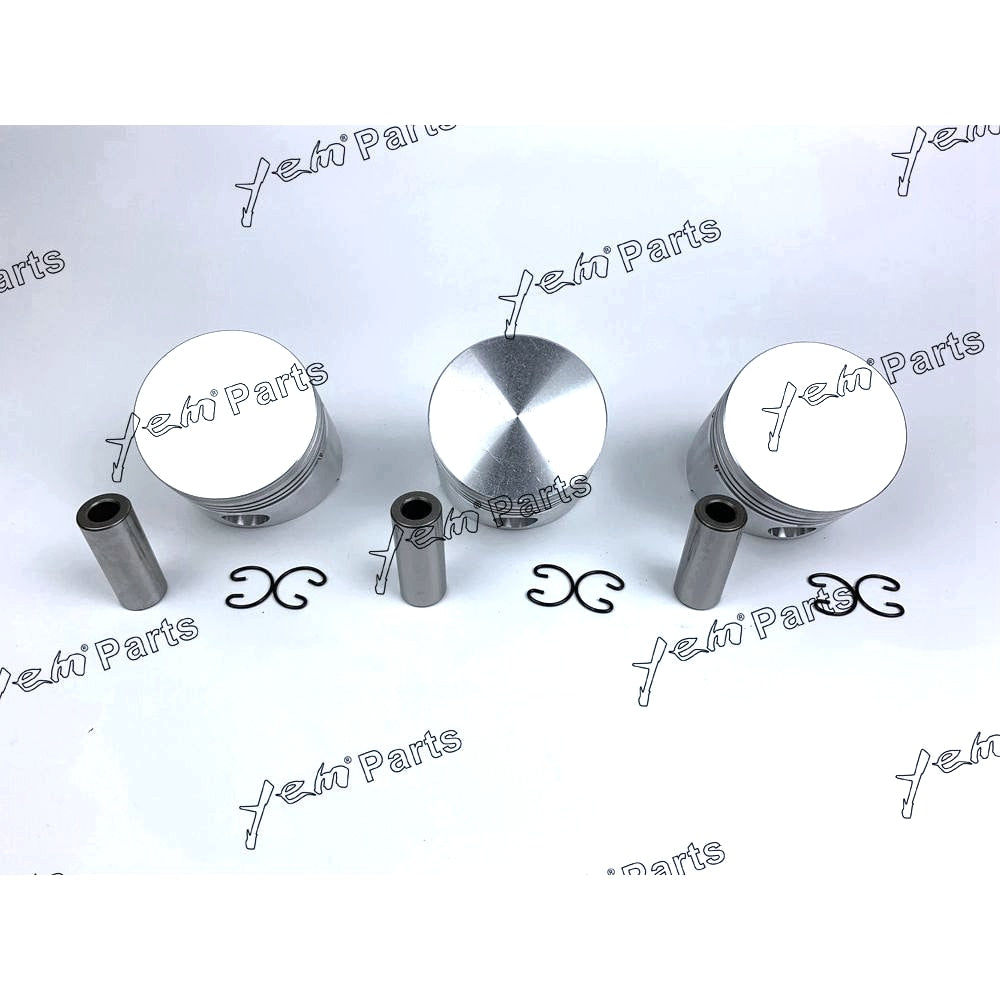 YEM Engine Parts Pistons Set STD 75mm For Kubota D950 x3 PCS (15732-21112) Engine Parts For Kubota