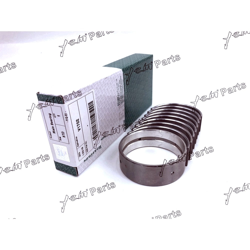 YEM Engine Parts Main Bearing Oversize +0.25mm For Kubota V1702 / V1902 / V2203 Engine Parts For Kubota