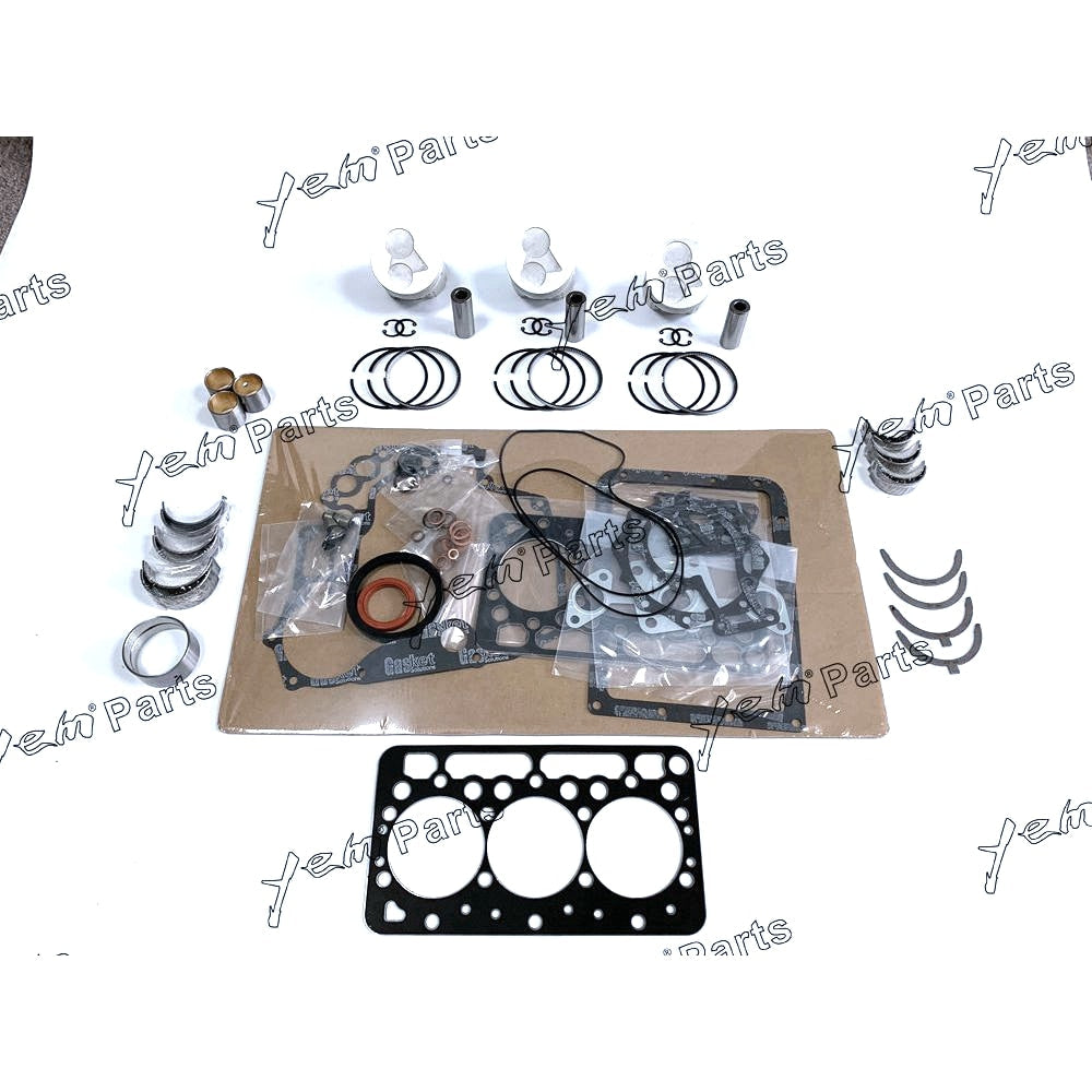 YEM Engine Parts Piston ,Full Gasket, Bearing, Rings, Bush, Thrust Washer For Kubota D722 Engine For Kubota