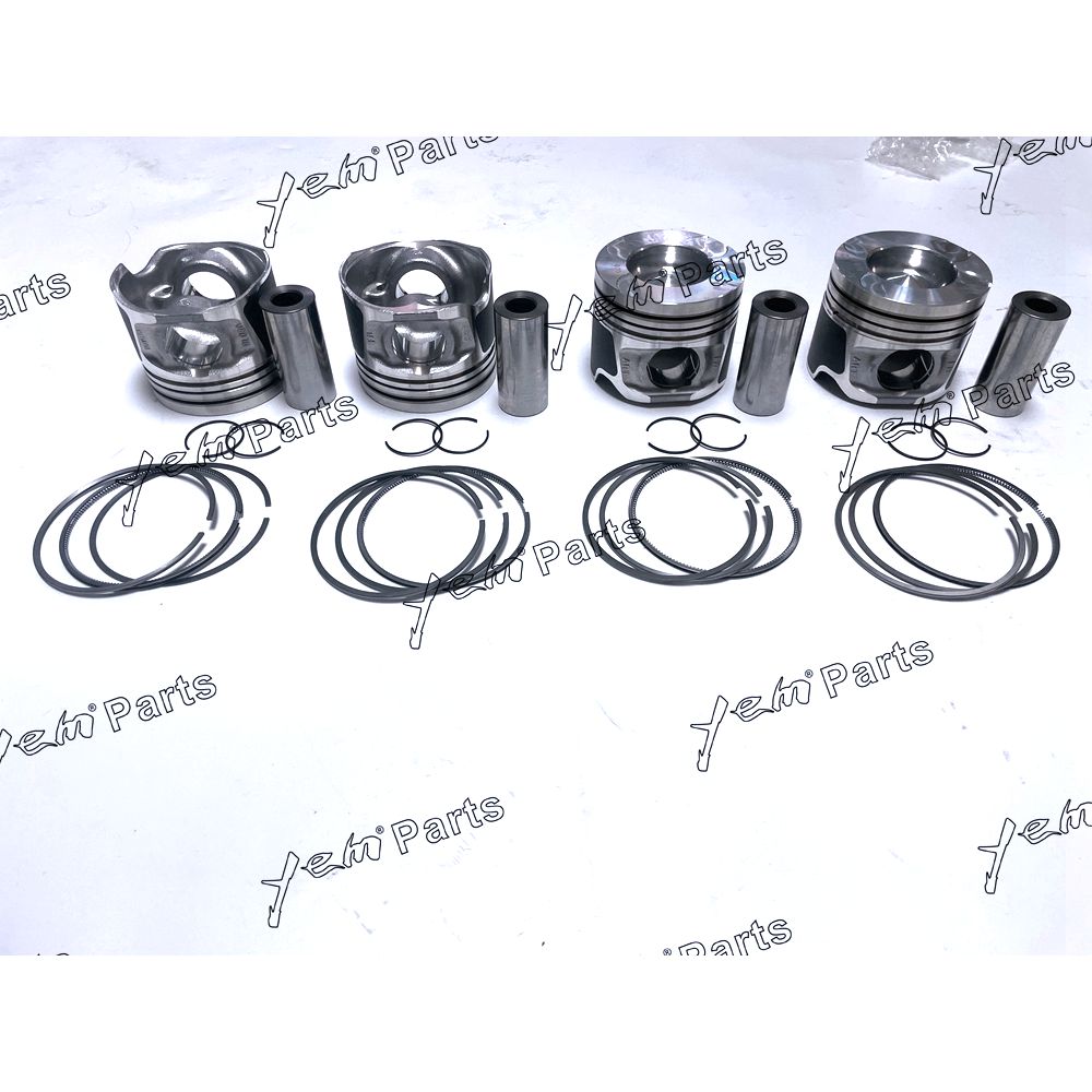 YEM Engine Parts 1KD 1KD-FTV Piston Kit W Ring set For Toyota Engine Presen For Hilux Hiace FJ Cruise For Toyota