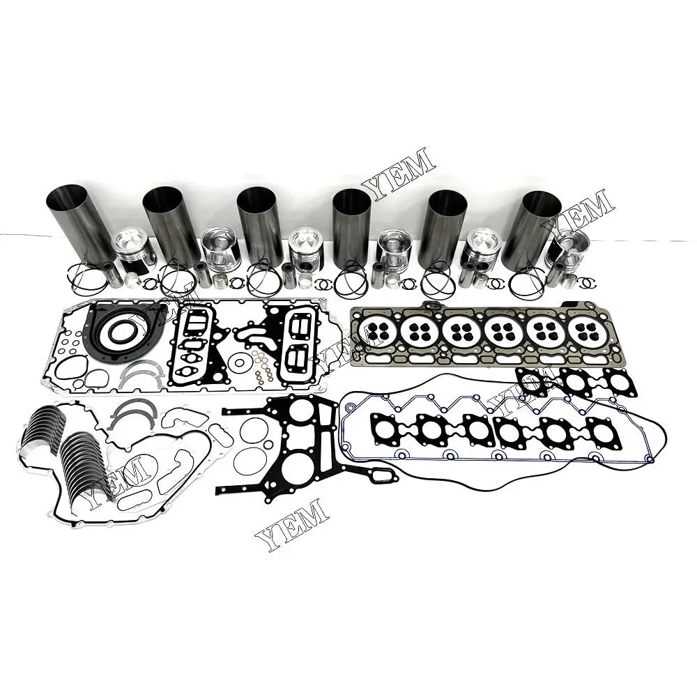 competitive price Cylinder Liner Kit With Engine Gasket Set Bearing Kit For Caterpillar C7.1-CR excavator engine part YEMPARTS