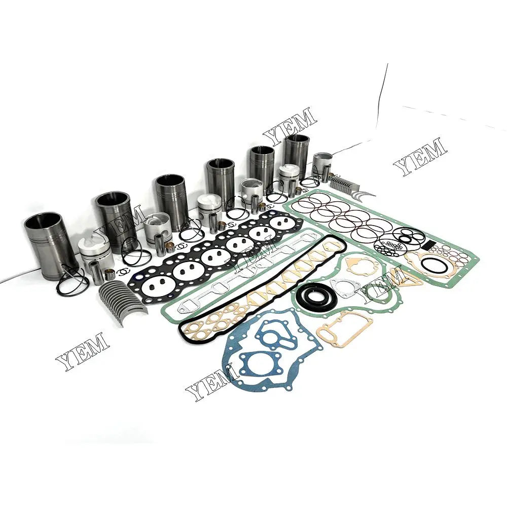 competitive price Overhaul Rebuild Kit With Gasket Set Bearing For Mitsubishi 6DS70 excavator engine part YEMPARTS