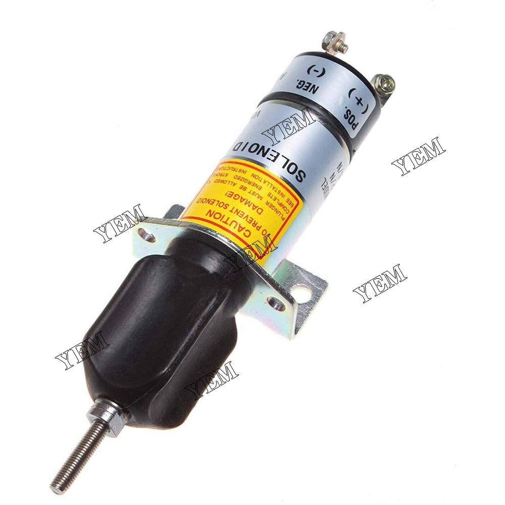 YEM Engine Parts Stop Solenoid 1504-12C2U1B1S1 For Kubota DF-750 Choke Solenoid With 2 Terminals For Kubota