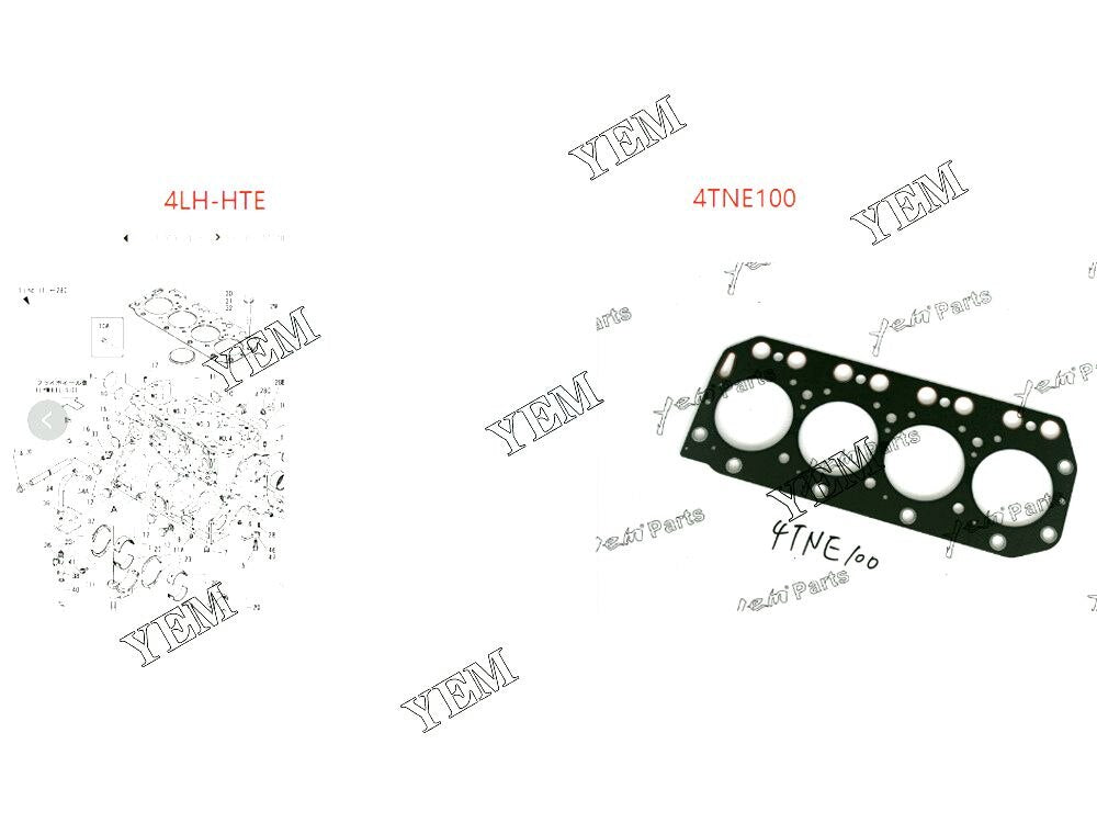 YEM 4LH-HTE Head Gasket Yanmar excavator diesel engine YEMPARTS