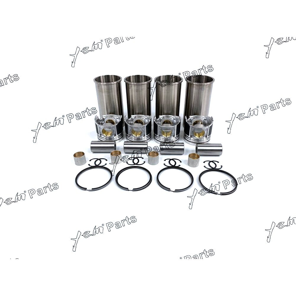 YEM Engine Parts Overhaul Engine Rebuild Kit For Mitsubishi S4L S4L2 cylinder liner, Piston For Mitsubishi