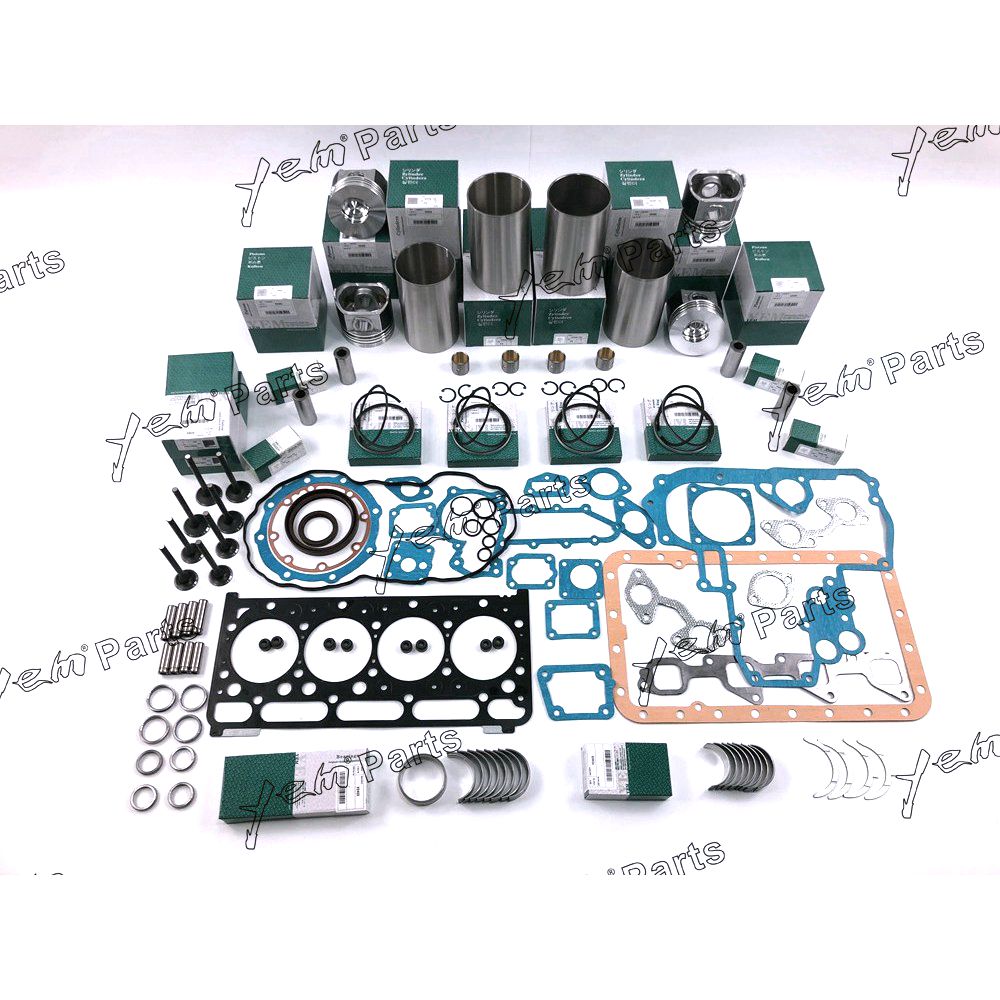 YEM Engine Parts V2403 V2403MDI Overhaul Rebuild Kit Part For Kubota Engine L48TL M4800SU Tractor For Kubota