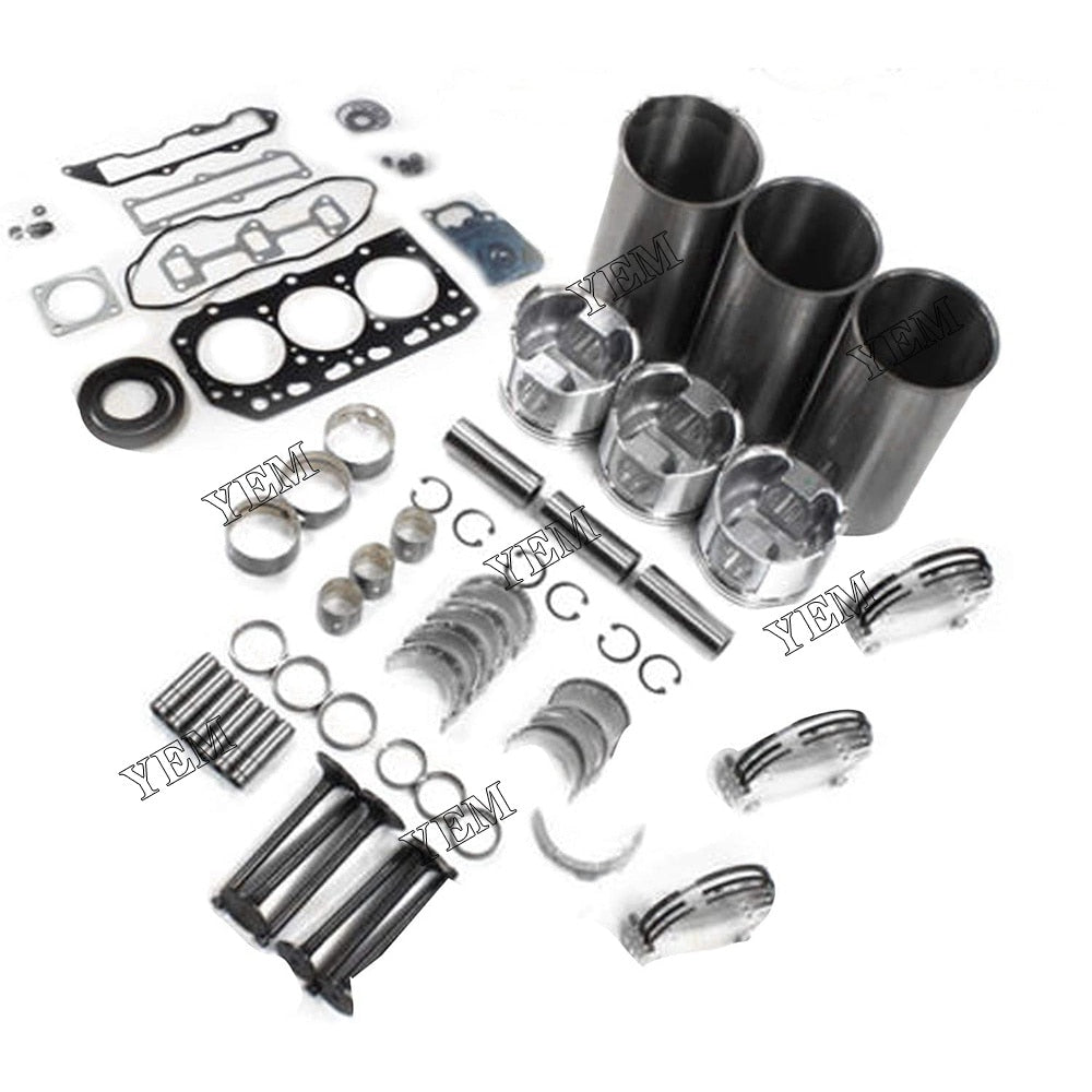 YEM Engine Parts 3Cyl 3TNE88 3TNE88-TB 3TNE88-ETB1 Engine Overhaul Rebuild Kit For Takeuchi TB135 For Other