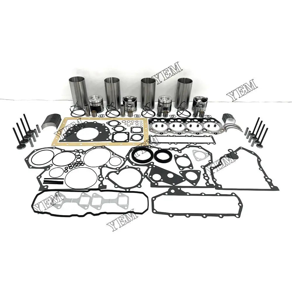 1 year warranty For Mitsubishi Rebuild Kit With Cylinder Gaskets Piston Rings Liner Bearing Valves S4S engine Parts YEMPARTS