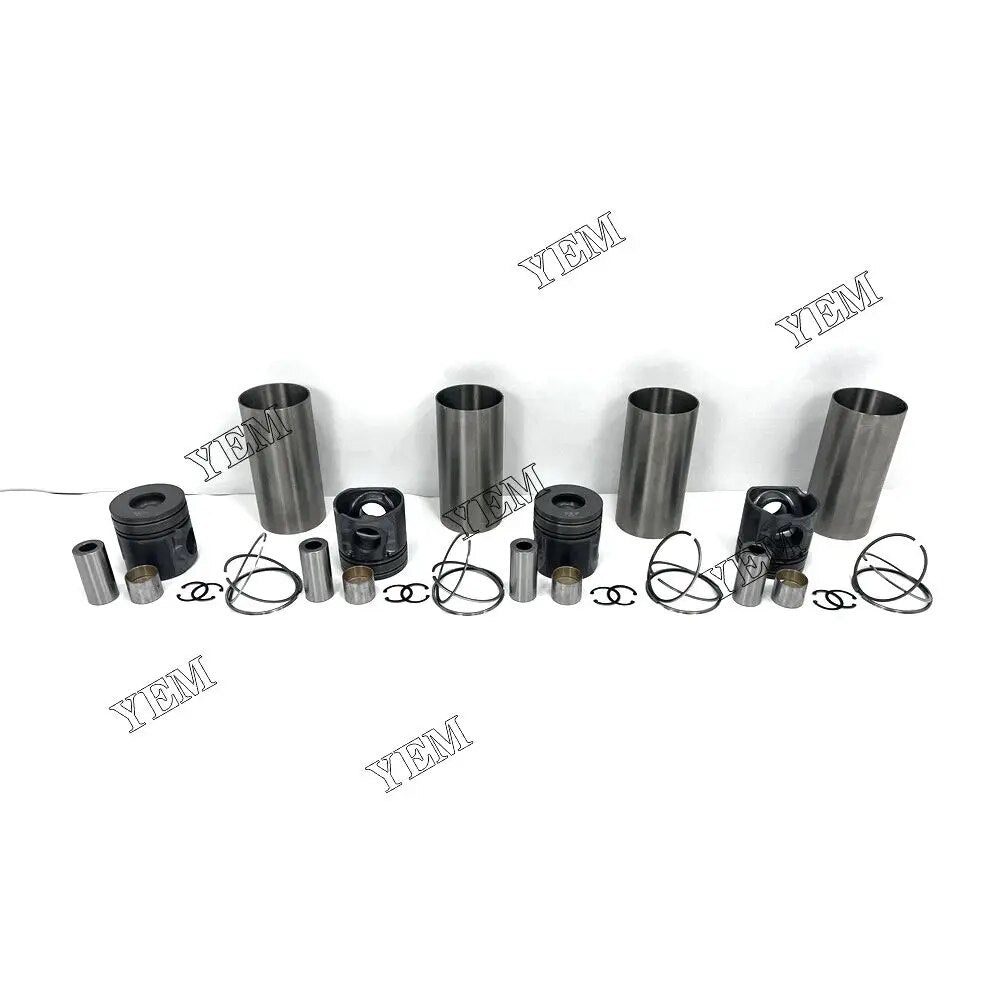 For JCB excavator engine JCB444 Cylinder Liner Kit With Cylinder Liner Piston Rings Set YEMPARTS