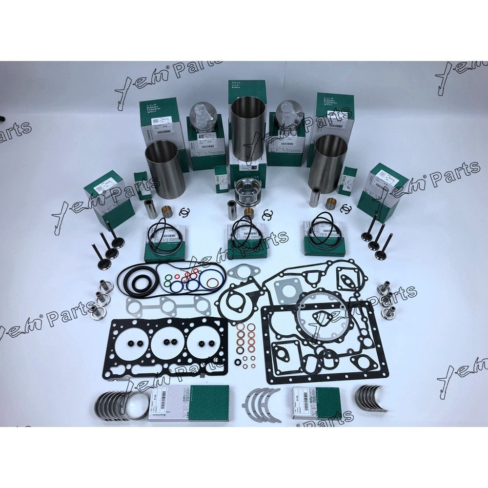 YEM Engine Parts Rebuild Kit For Kubota D1105 Engine ZD28 D1105-KA For Hitachi EX15-2 Mini Excavator For Kubota