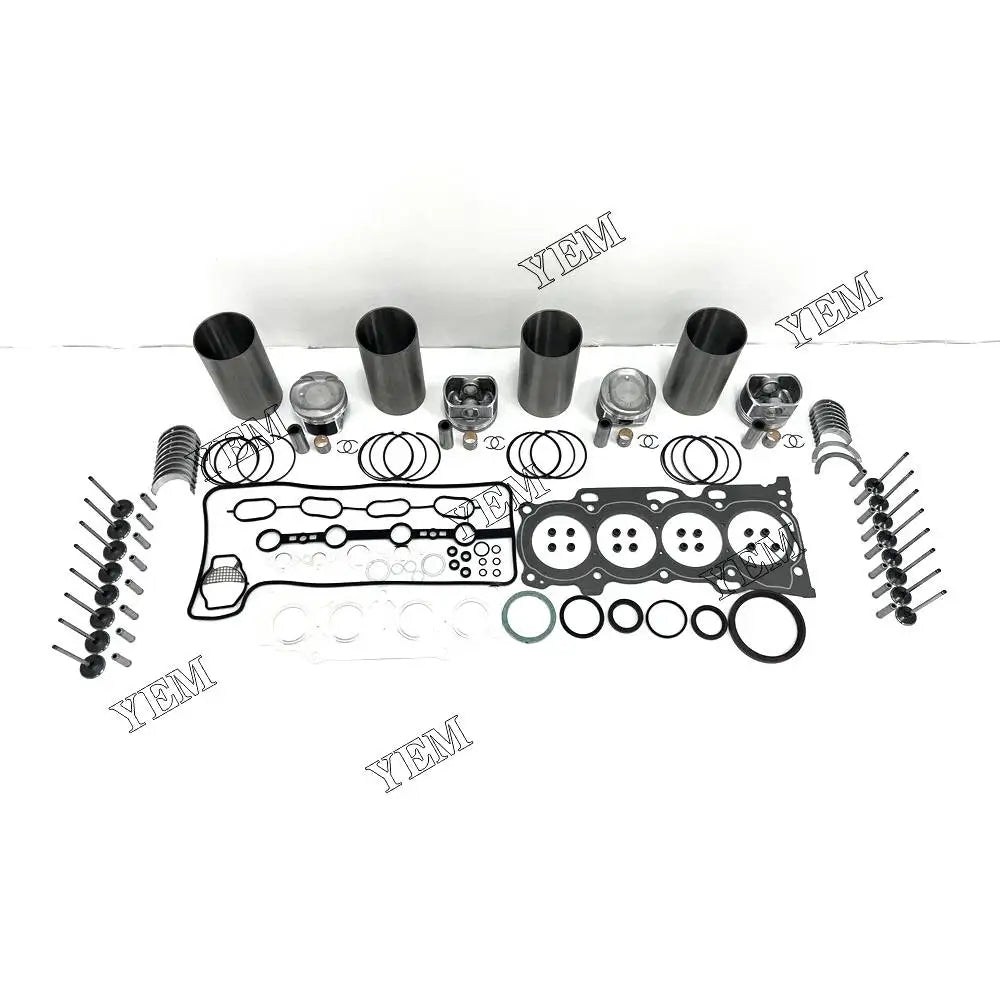 1 year warranty For Toyota Overhaul Kit With Piston Rings Liner Bearing Valves Full Gasket Kit 1AZ engine Parts YEMPARTS