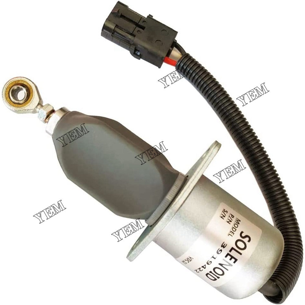 YEM Engine Parts 3919422 Fuel Shut Off Solenoid SA-4026-12 For 5.9L 8.3L CUMMINS 1752ES RQV-K For Cummins