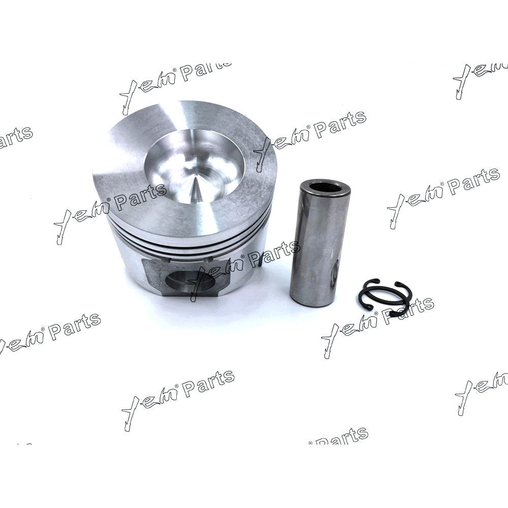 YEM Engine Parts 3 Sets STD Piston Set (Clip & Pin) W Rings For Yanmar 3TNE88 3D88E 3D88 Engine For Yanmar