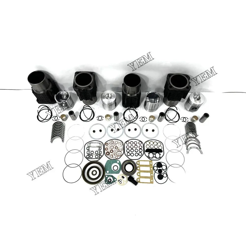 competitive price Cylinder Liner Kit With Engine Gasket Set Bearing Kit For Deutz BF4L913 excavator engine part YEMPARTS