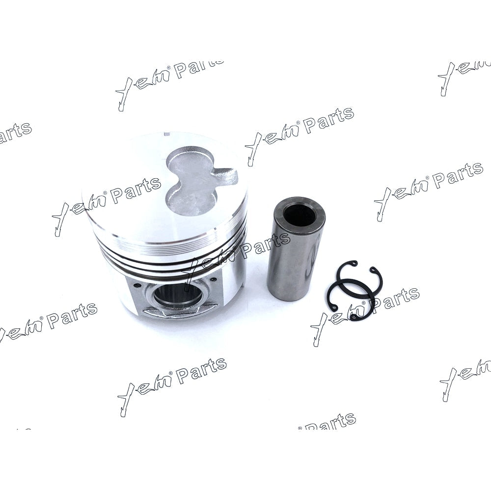 YEM Engine Parts Piston + Ring Kit Set Oversize 81mm (+0.50mm) For Isuzu 3KR1 x3 PCS (8-94414-745-0) Engine Parts For Isuzu