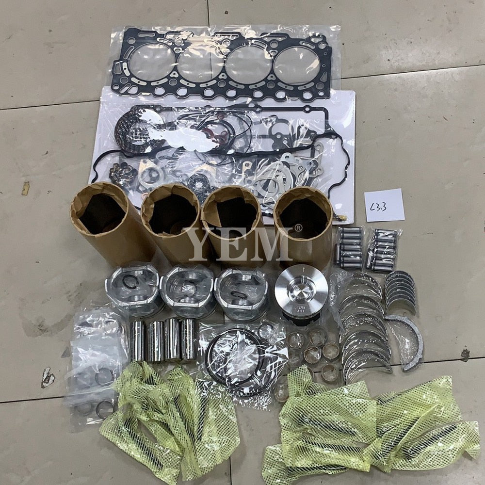 YEM Engine Parts Rebuild Kit For M6040 Tractor S630 S650 For Bobcat Skid loader For Kubota V3307 Engine For Kubota