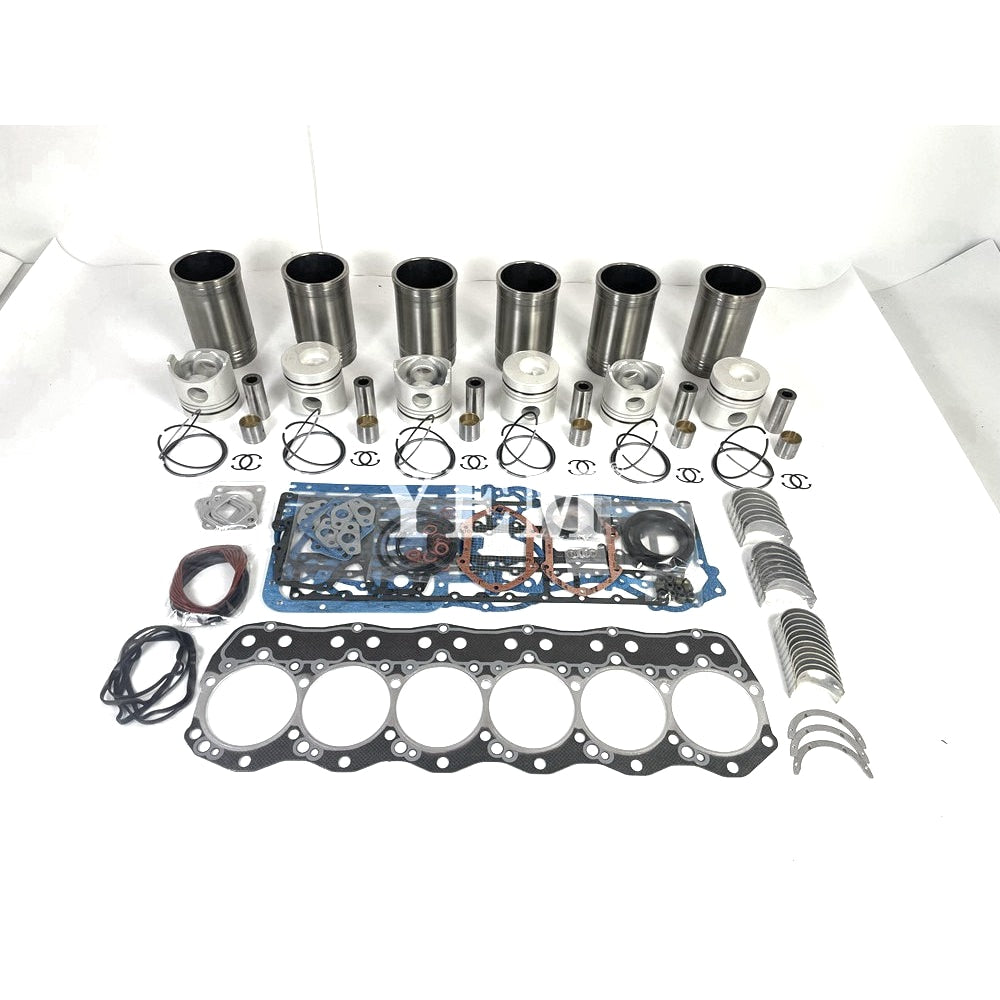 YEM Engine Parts 6D15(T) Engine Overhaul Rebuild Kit Fit For Mitsubishi Excavator Piston ME032870 For Mitsubishi