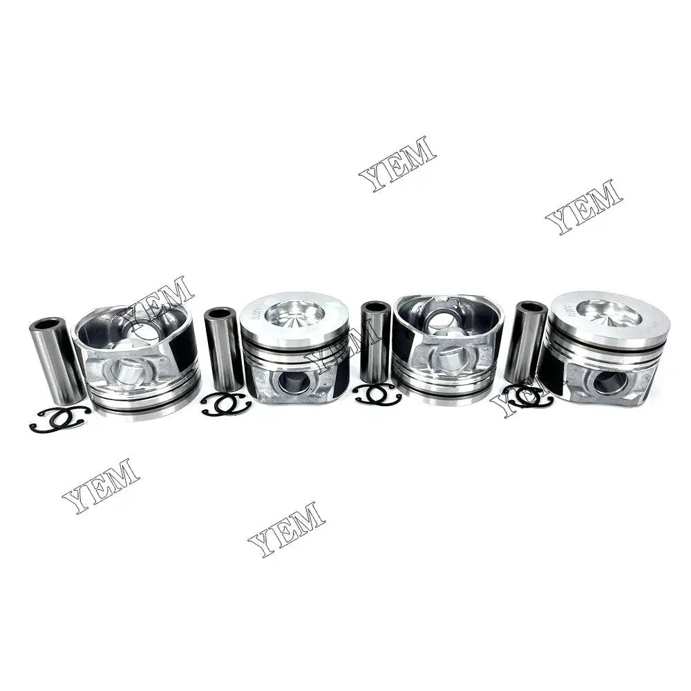 4X Part Number 1J070 60x22 Piston For Kubota V1505 V1505-CR Engine YEMPARTS